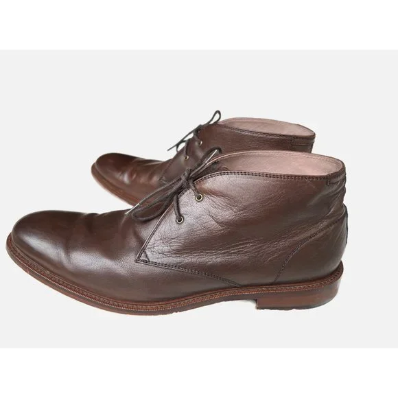 Banana Republic Leather Chukka Boot, Brown, Size 12 - Picture 5 of 12